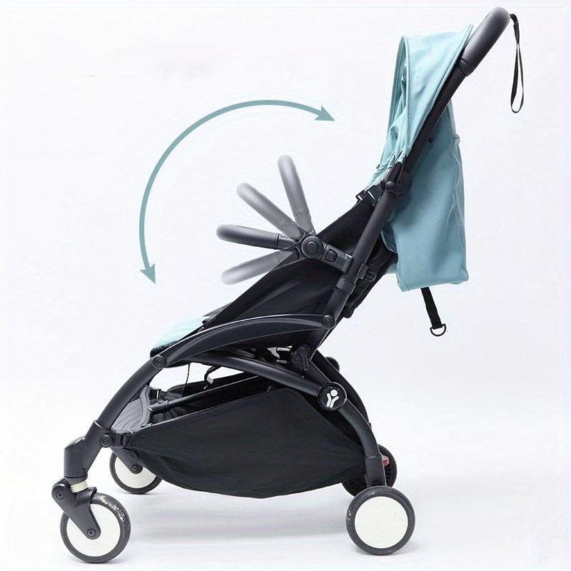 1pc Adjustable Multi-Position Stroller Handlebar with Detachable Middle Section Secure Locking Stroller Accessory