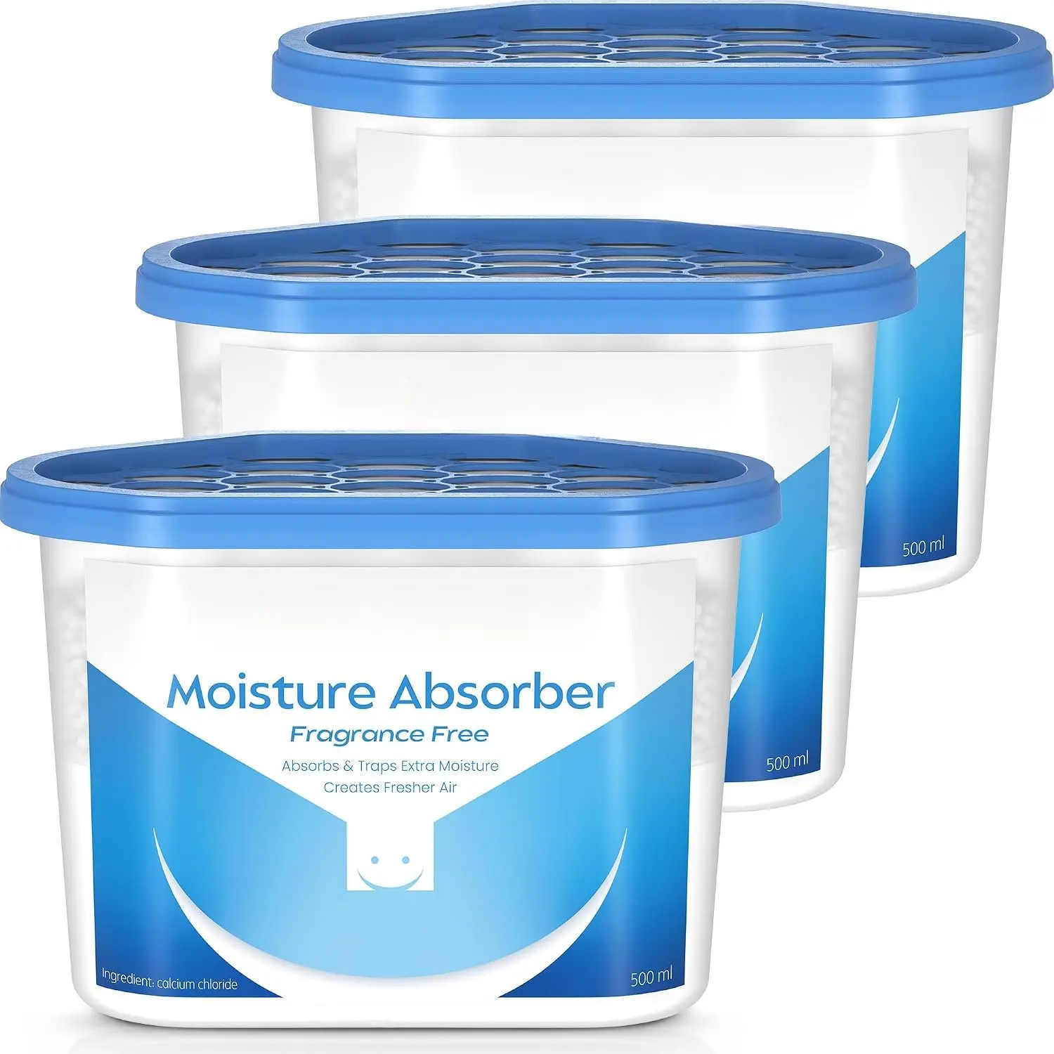 Absorbers,  Free Humidity Absorber, 3 Pack, 10.5 oz Boxes | Long-lasting non-electric dehumidifier for closets, bathrooms, basements,  and RVs; no added .