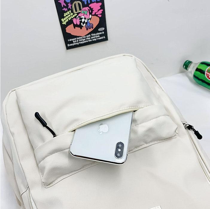 Nylon Sports Academy Backpack – Multi-Pocket Spacious & Stylish Student Daypack, Durable & Organized Design for Daily Commute, Campus & Light Travel