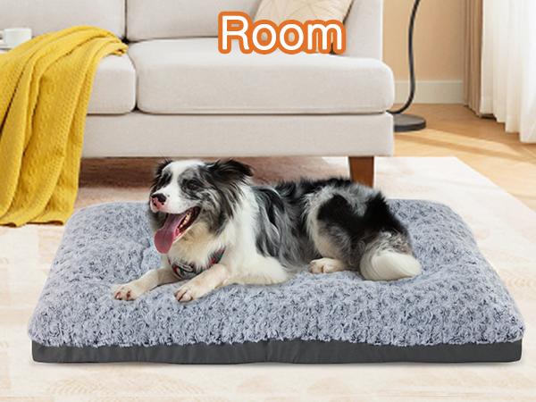 POCBLUE Gray L Dog Bed Ultra-Soft Comfortable Anti-Slip Pet Bed for All Seasons Seasonal Comfort Ultra-Plush Non-Skid Bottom POCBLUE Gray L Dog Bed Ultra-Soft Comfortable Anti-Slip Pet Bed for All Seasons Seasonal Comfort Ultra-Plush Non-Skid Bottom