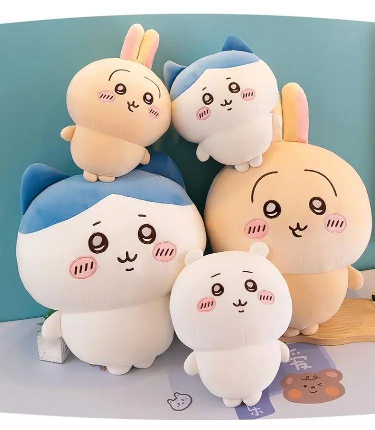 2026 new Chiikawa Usagi Hachiware Animation peripheral cartoon cute three-dimensional doll girl sleeping doll sofa pillow birthday gift Stuffed Animals