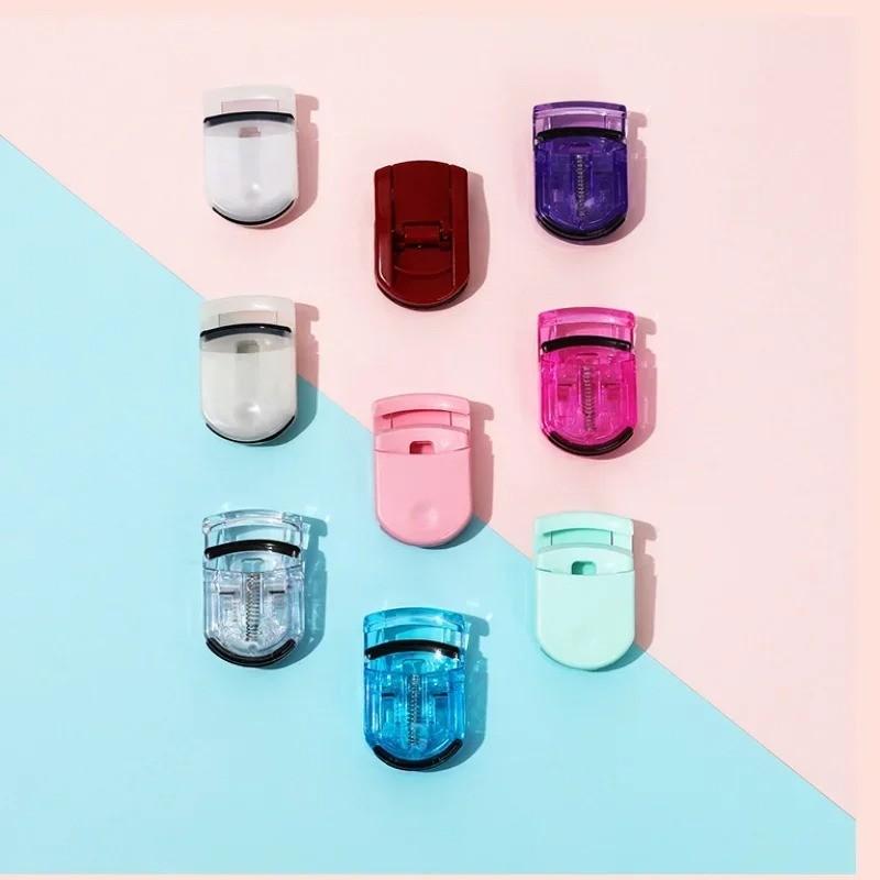 Mini Foldable Eyelash Curler, Compact and Portable, Suitable for Real and False Lashes, Multiple Colors Available, Perfect for Travel and Daily Makeup
