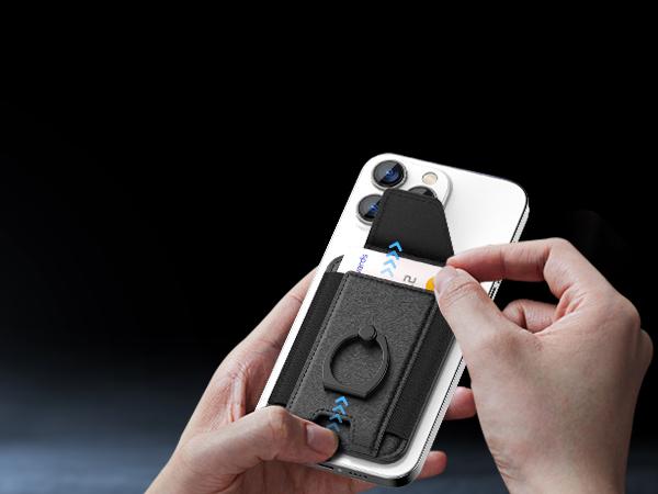 Magsafe Wallet with Airtag Holder  for iPhone 16/15/4/13/12 Series, Magsafe case White Electronics Accessories phone cooler Magnetic Screen Protector Cellphone Protection Casing Protective  【Christmas】