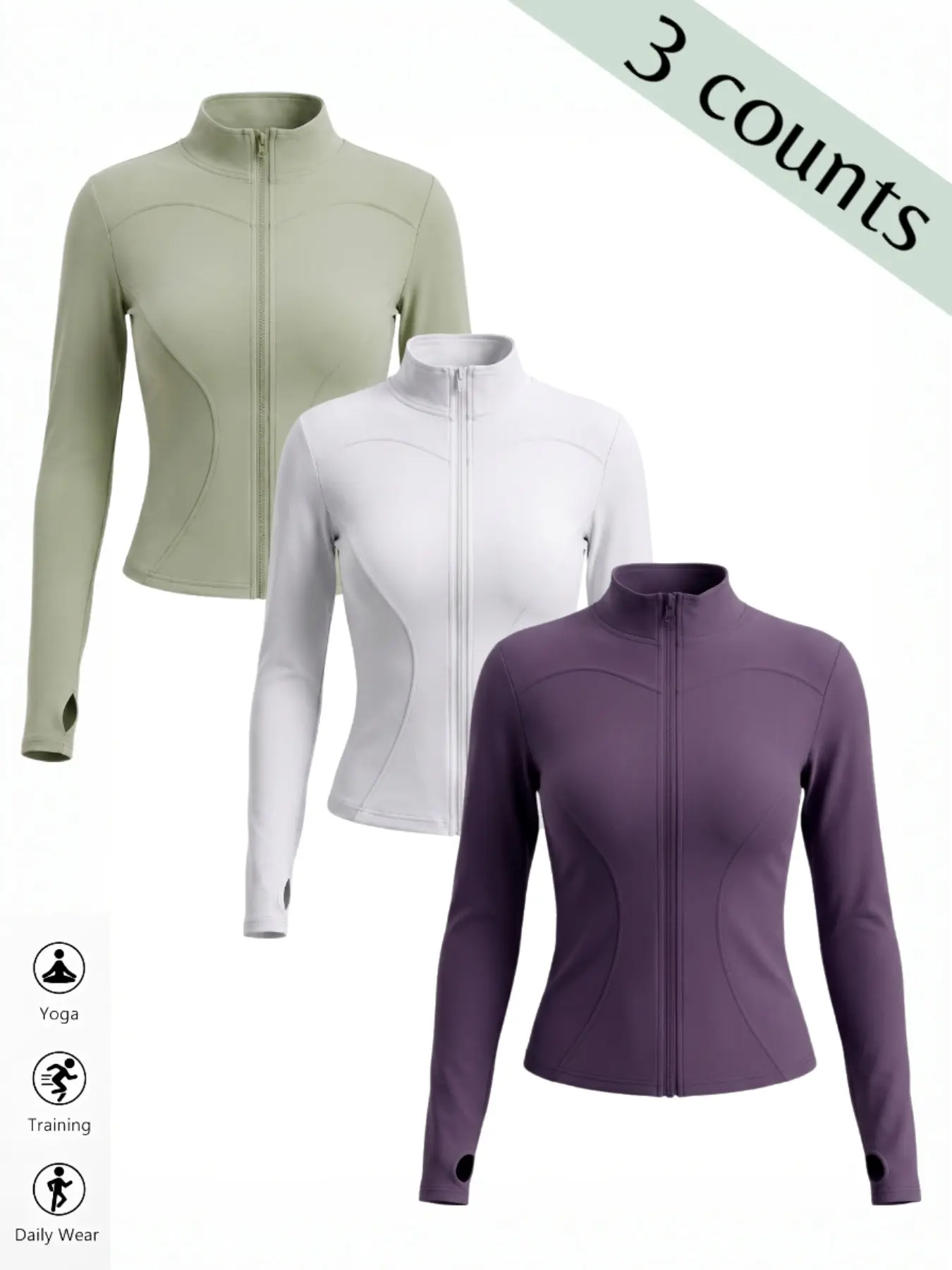 Cardamom green, white, and purple