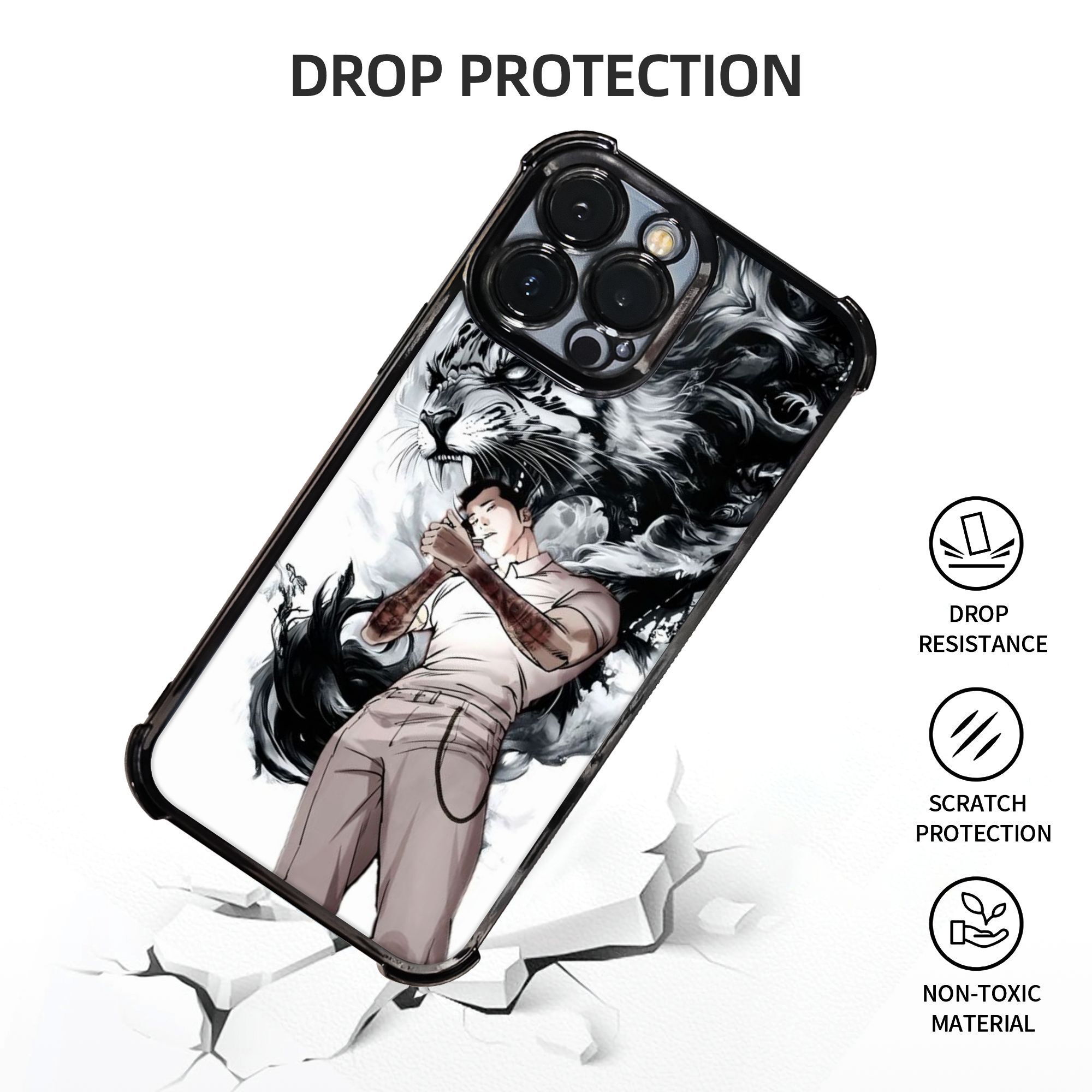 Phone Case - 1pc with Electroplating Process, Shockproof Phone Cover, Protective Cover Featuring Reinforced Cushioning And Collision Prevention, Compatible with iPhone Models 17,16,15,14,13 Pro Max