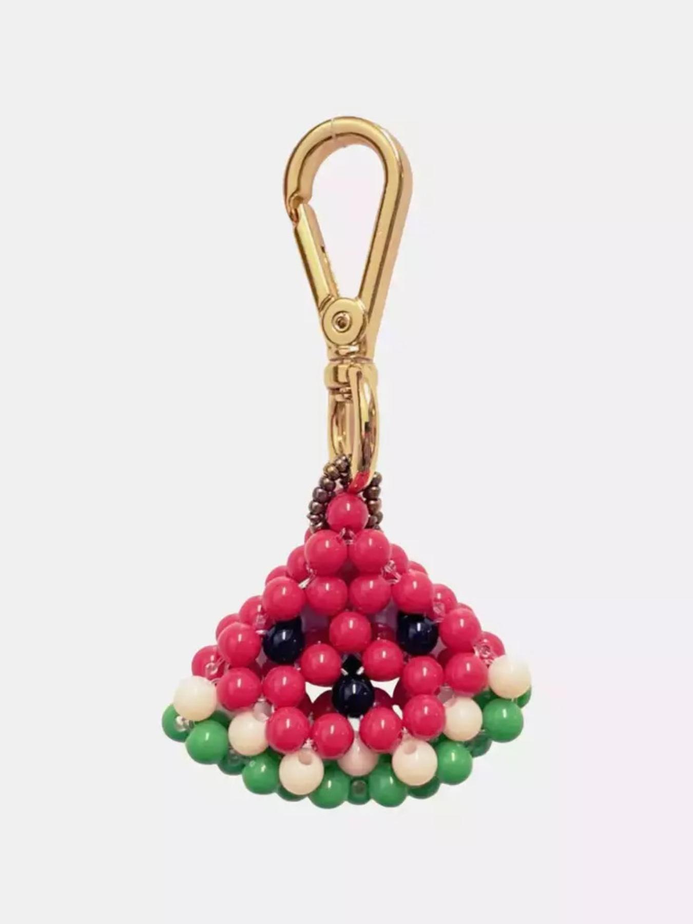 New Fruit Series Apple and Watermelon Pendant DIY Colored Bead Series 18K Gold Color Retention