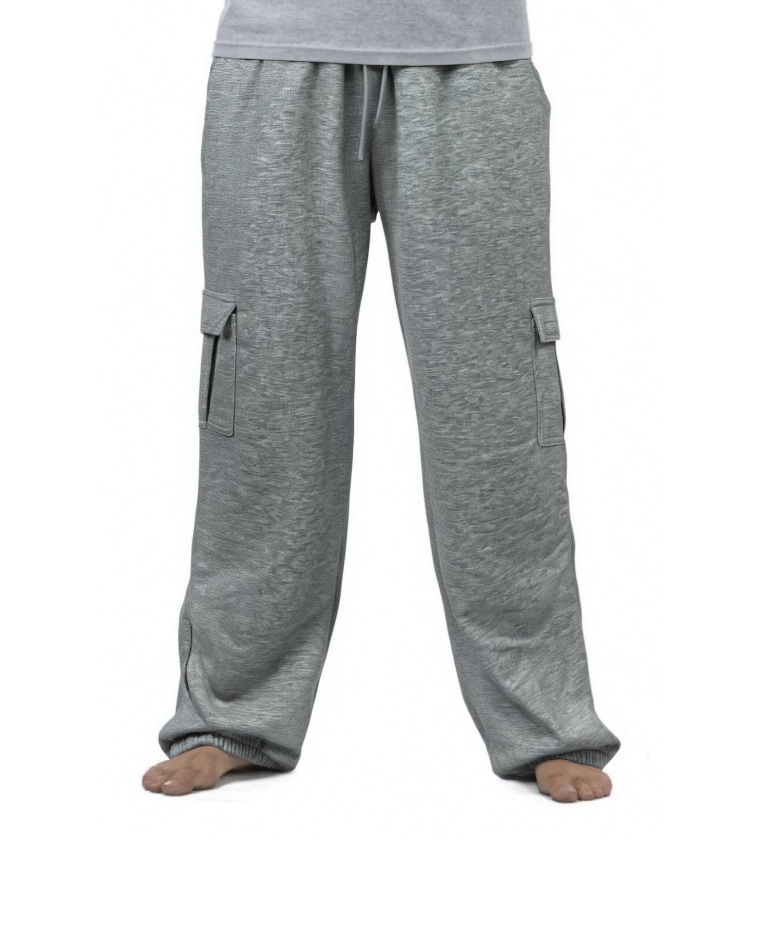 Coofandy Men's Heavyweight Cargo Pants - Multiple Pockets, Casual Loose Fit with Elastic Waistband, Hip Hop Style, Big & Tall Coofandy Men's Heavyweight Cargo Pants - Multiple Pockets, Casual Loose Fit with Elastic Waistband, Hip Hop Style, Big & Tall