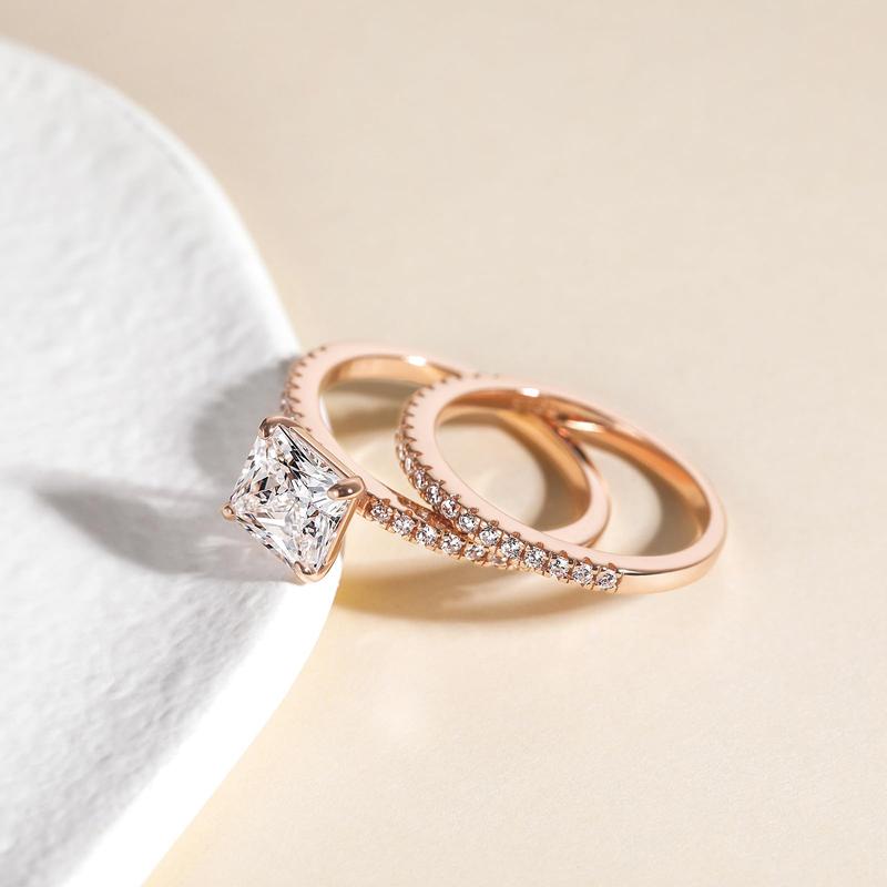 EAMTI 2CT 925 Sterling Silver Bridal Ring Sets Princess Cut CZ Engagement Rings Promise Rings for Her Wedding Bands for Women EAMTI 2CT 925 Sterling Silver Bridal Ring Sets Princess Cut CZ Engagement Rings Promise Rings for Her Wedding Bands for Women