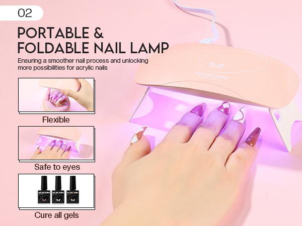 Morovan Blossom Acrylic Nail Kit with U V Lamp Blossom Series Acrylic Nail Set with Everything Professional Gel Polish Kit with Glitter Acrylic Powder Complete Starter Kit Acrylic Nail Supplies Morovan Blossom Acrylic Nail Kit with U V Lamp Blossom Series Acrylic Nail Set with Everything Professional Gel Polish Kit with Glitter Acrylic Powder Complete Starter Kit Acrylic Nail Supplies