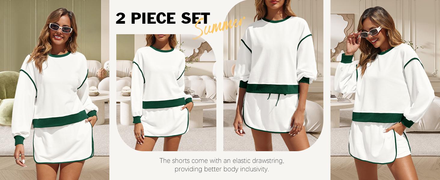 Fisoew Womens Sweatsuits 2 Piece Set Crewneck Sweatshirts High Waisted Skort Skirts Tennis Running Tracksuits Shorts Sets tracksuits FallFreshness Casual Workout Loungewear Athleisure Summer Clothes Activewear Fitness i am gia track set tracksuits for men Fisoew Womens Sweatsuits 2 Piece Set Crewneck Sweatshirts High Waisted Skort Skirts Tennis Running Tracksuits Shorts Sets tracksuits FallFreshness Casual Workout Loungewear Athleisure Summer Clothes Activewear Fitness i am gia track set tracksuits for men