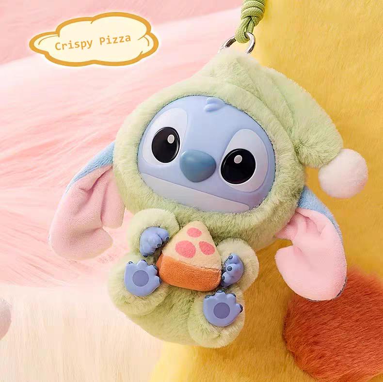 Disney × MINISO Stitch Collection Must Have A Bite Plush Keychain – Adorable Soft Fluffy Vinyl Bag Charm Cute Collectible Gift for Kids Holiday Gift