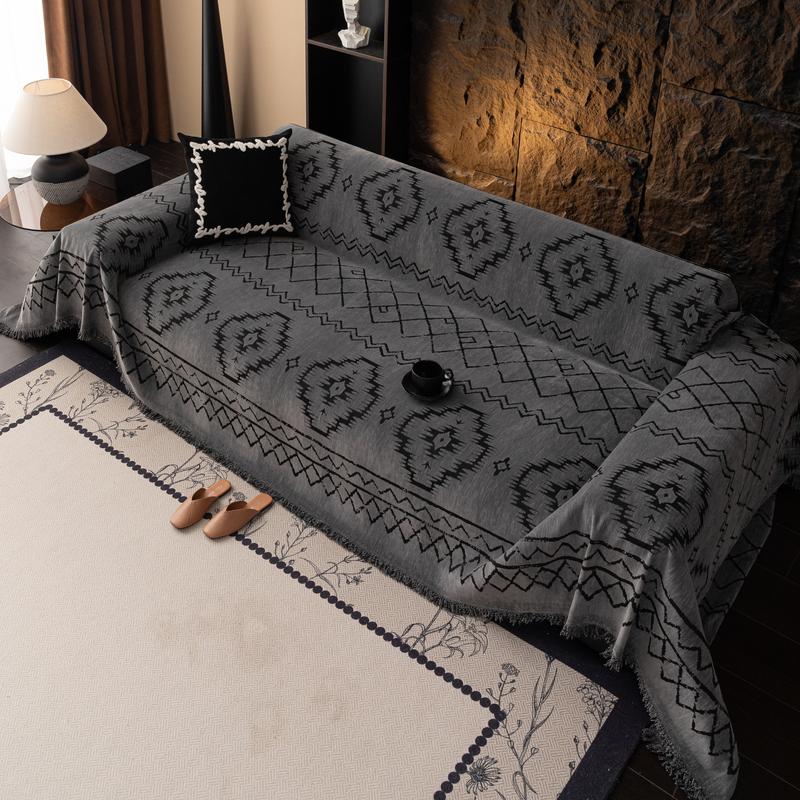European Style Thickened Chenille Sofa Cover Blanket, Couch Covers, Warm Design, Multiple Colors & Sizes Available, Perfect for Living Room Decor