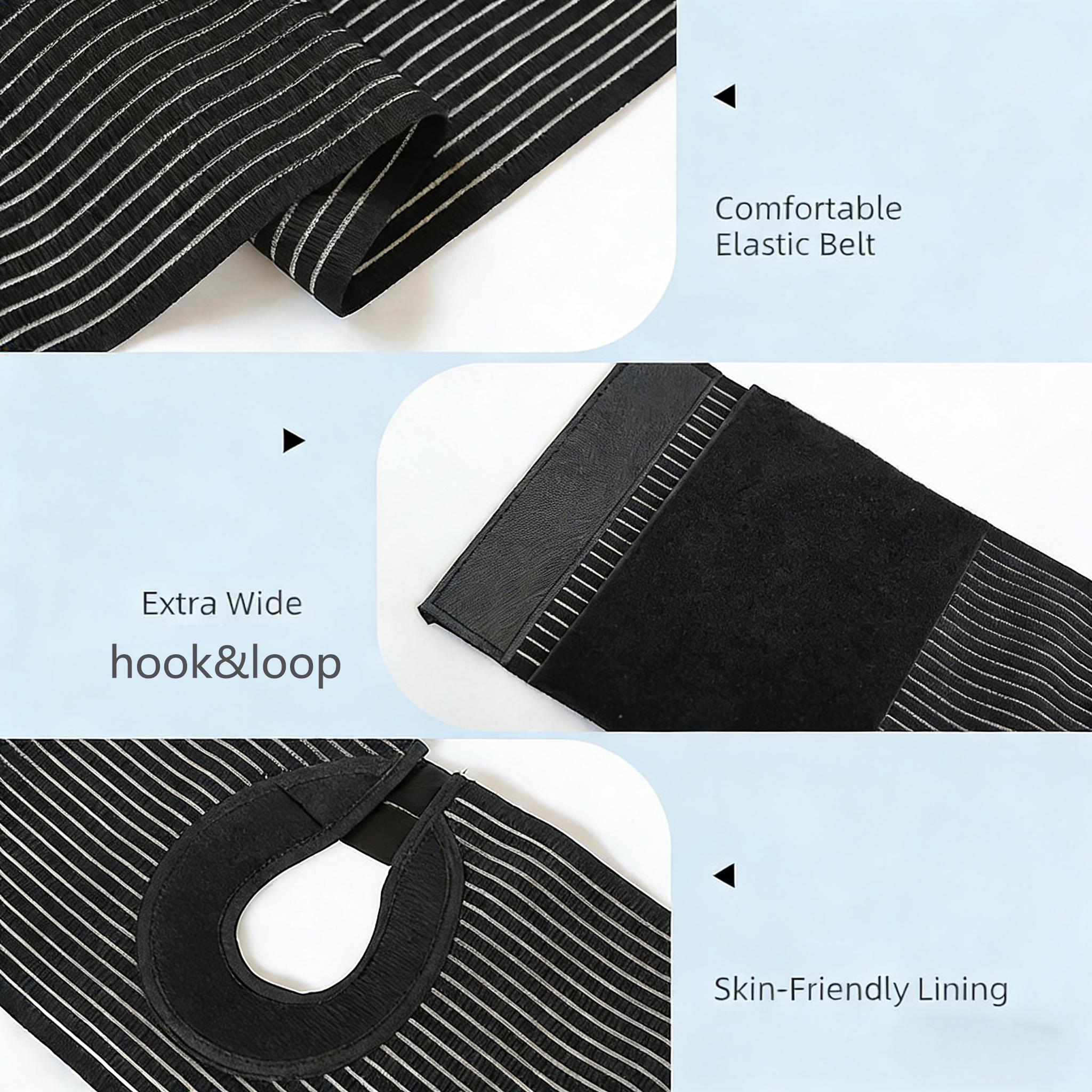 Ostomy Support Belt Adjustable Abdominal Binder for Colostomy Ileostomy Stoma Care, Elastic Waist Belt  Breathable Hernia Support Brace for Postoperative Care & Daily Comfort