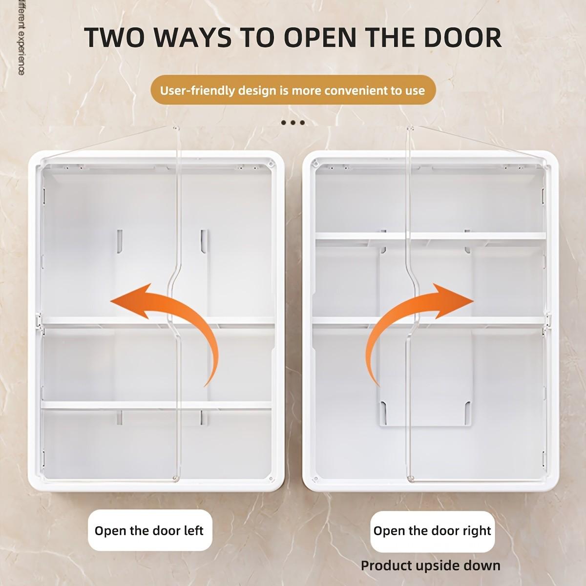 Large Wall-Mounted Display Rack, 4-Layer Acrylic Storage Box, Space-Saving Doll Shelf, Transparent Compartments, Ideal for Holidays