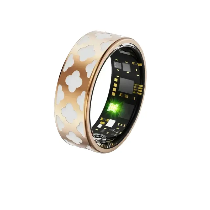 Smart Ring for Men and Women, Health and Sleep Monitoring, 5atm Waterproof, Multi-Sport Modes, Heart Rate and Blood Oxygen, Gift Idea, Fitness Tracker Ring, Smart Wearable Devices