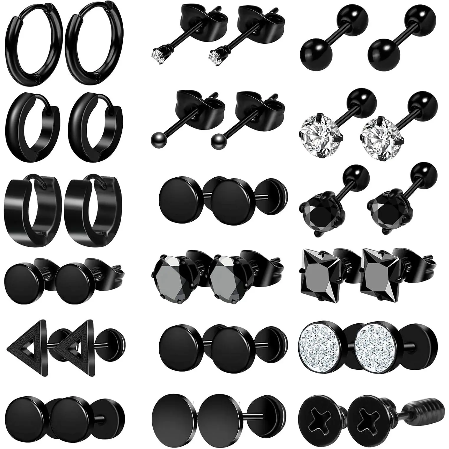 Black - 18PCS