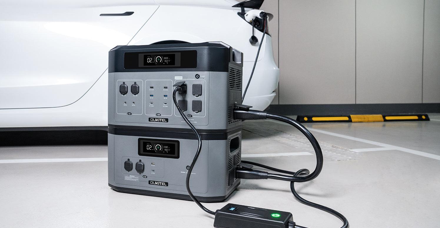 OUKITEL BP2000 2048Wh Bi-directional Battery Generator for Home Power Outage Outdoor Camping RV LiFePO4 Battery Backup Power 16KWh Expandable Capacity 2200W Output OUKITEL BP2000 2048Wh Bi-directional Battery Generator for Home Power Outage Outdoor Camping RV LiFePO4 Battery Backup Power 16KWh Expandable Capacity 2200W Output