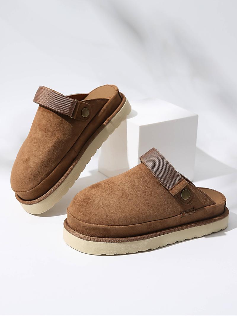 Unisex Fashion Wooden Sandals, Adjustable Comfortable Women's Slippers, Ideal Daily Casual Shoes, Perfect for Home Use, House Slippers