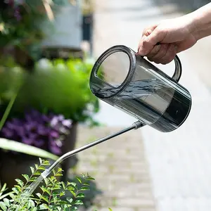 1 Pc 1500ml/ 50.7 fl oz Long Spout Watering Can – Durable plastic plant watering pot with extended spout for precise pouring. Lightweight, easy-control design for indoor plants, garden and outdoor use, ideal for daily watering.