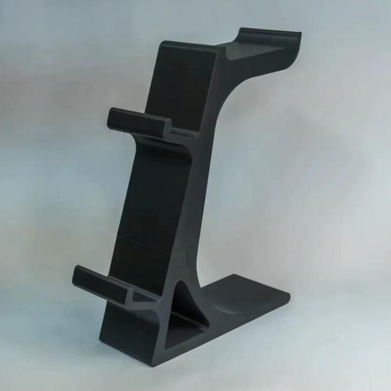 Ps5 & Xbox Controller Stand & Headphone Holder, 2 Game Controllers + 1 Headphone Storage Rack, Durable Plastic, Space-Saving, Game Console Accessories
