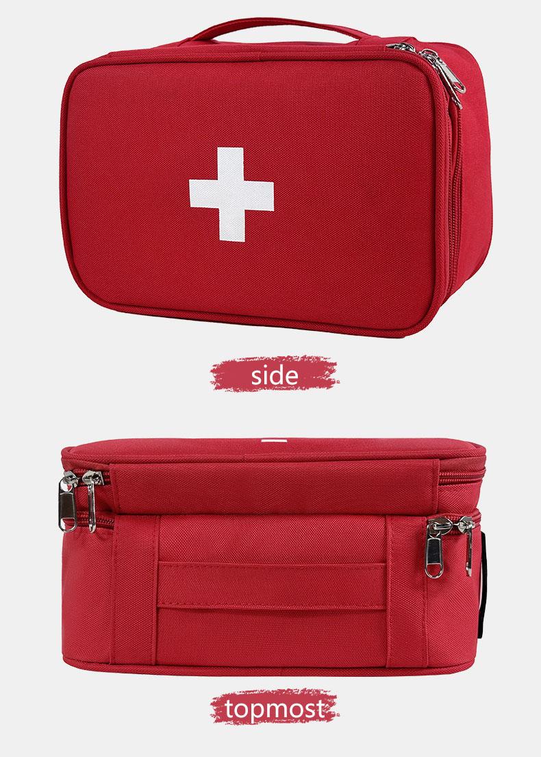 Jumahe Springtok Portable First Aid Kit with Handle,Essential for Home,Office,Car,Travel,Hunting,Camping,Medicine Storage Bag,Travel Accessories Packing Cubes,Toiletry Travel Bag,School Hygiene Bag