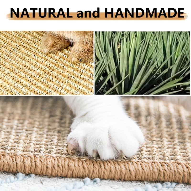 Natural Rabbit Scratching Pad, Random Pattern and Color, Claw and Tooth Care, Pet Cage Mat, Chew Toy, Suitable for Small Animals, Natural Sisal Scratcher