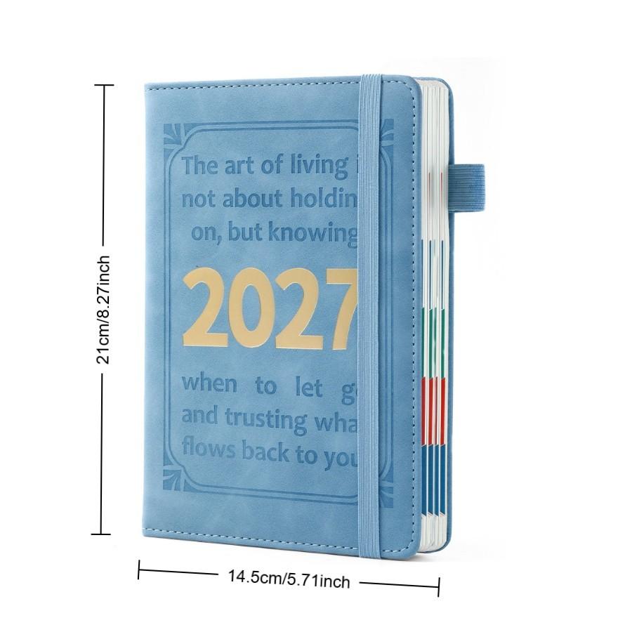 2027 Planner Daily Weekly Monthly Schedule Book, 12 Month Organizer, Goal Planning, Habit Tracker, to Do Lists, Time Management Planner