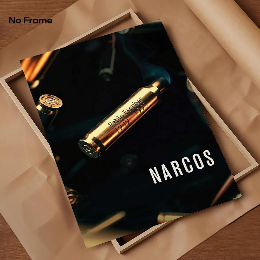 Classic Movie P-Pablo E-Escobar Poster HD Sticky Waterproof Wall Art | High Quality Print Aesthetic Home Living Bedroom Bathroom hallway Decor Trendy Room Decoration | Multiple Size Options Available