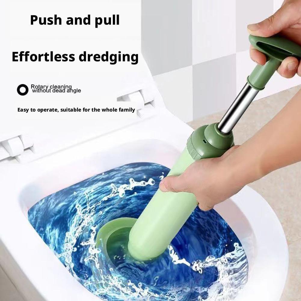 High-Pressure Toilet Siphon Pump, Powerful Drain Cleaning Tool, Abs Multi-Function Plunger, Ideal for Sink, Bathroom, Shower, Kitchen