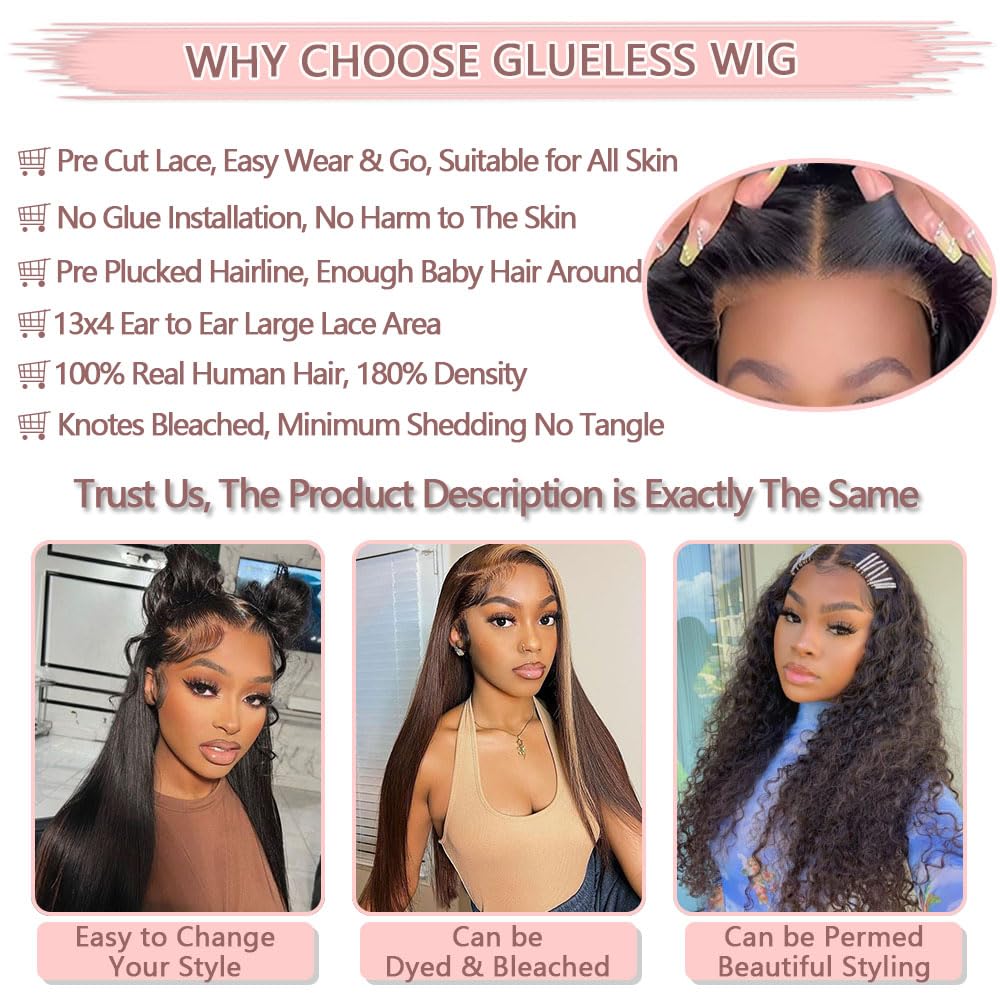 9x6 Glueless Wig Human Hair Straight 5x5 Lace Closure Wig Nature Black Soomth Lace Front Glueless Wig Human Hair For Women 9x6 Glueless Wig Human Hair Straight 5x5 Lace Closure Wig Nature Black Soomth Lace Front Glueless Wig Human Hair For Women