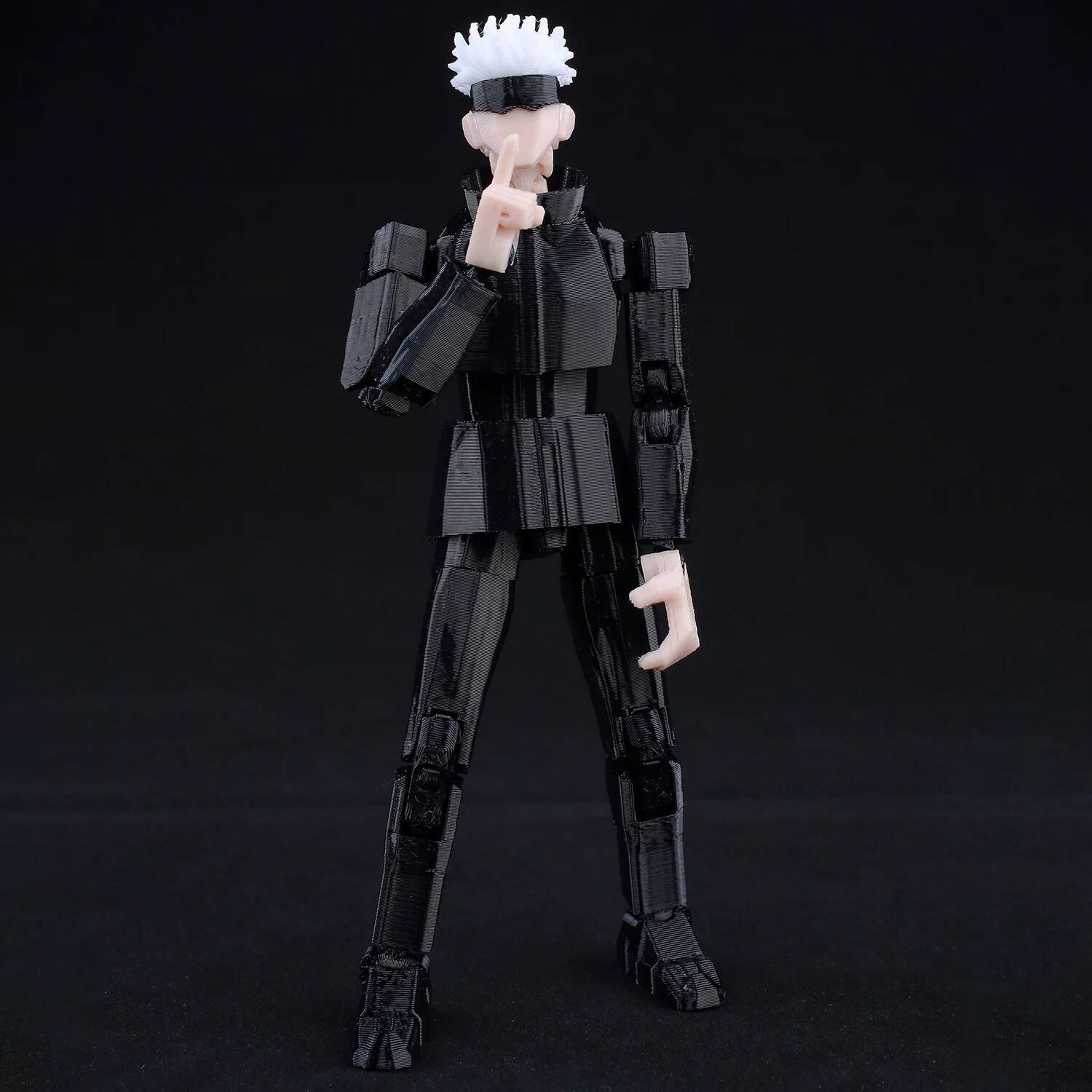 9L 3D Jujutsu Kaisen  Figure Titan 13 Anime Gojo Black Outfit Model Lucky 13 Model Dummy 13 Anime Multi-Jointed Poseable Toys