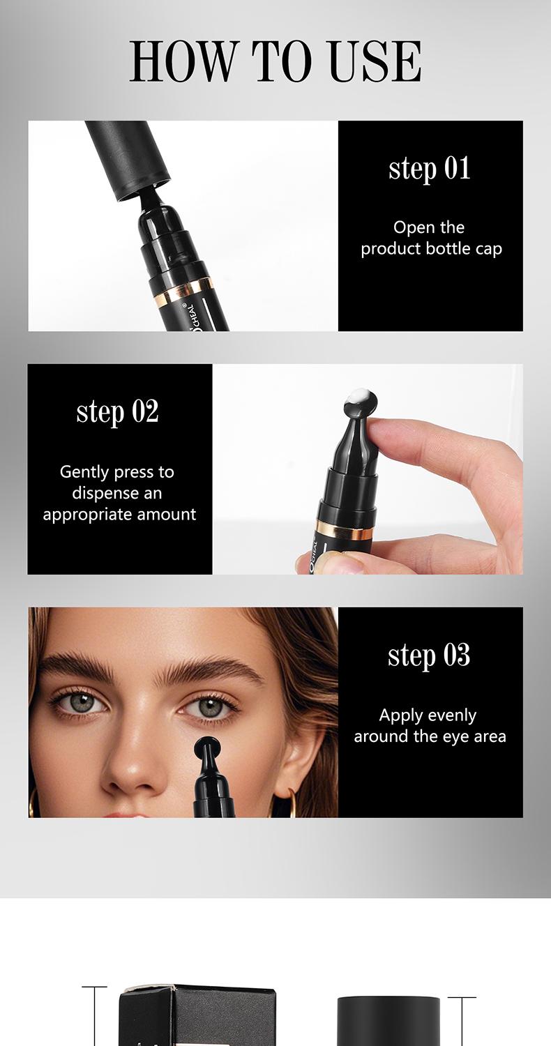 Press Massage Firming Gentle Eye Cream Moisturizing Refreshing Eyelid Care Essence Hydrating Emulsion, Skin Nourishing &