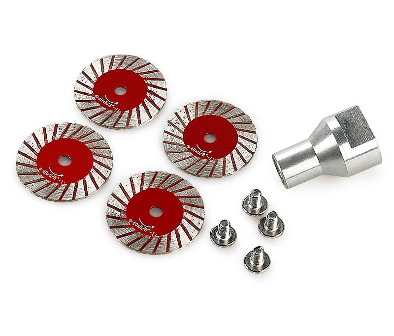 3PCS/5PCS 1.57"(40MM) Diamond Saw Blades for Granite, Marble, Sandstone, Tombstone & Stone - Angle Grinder Tool for Carving, Lettering in Masonry & DIY