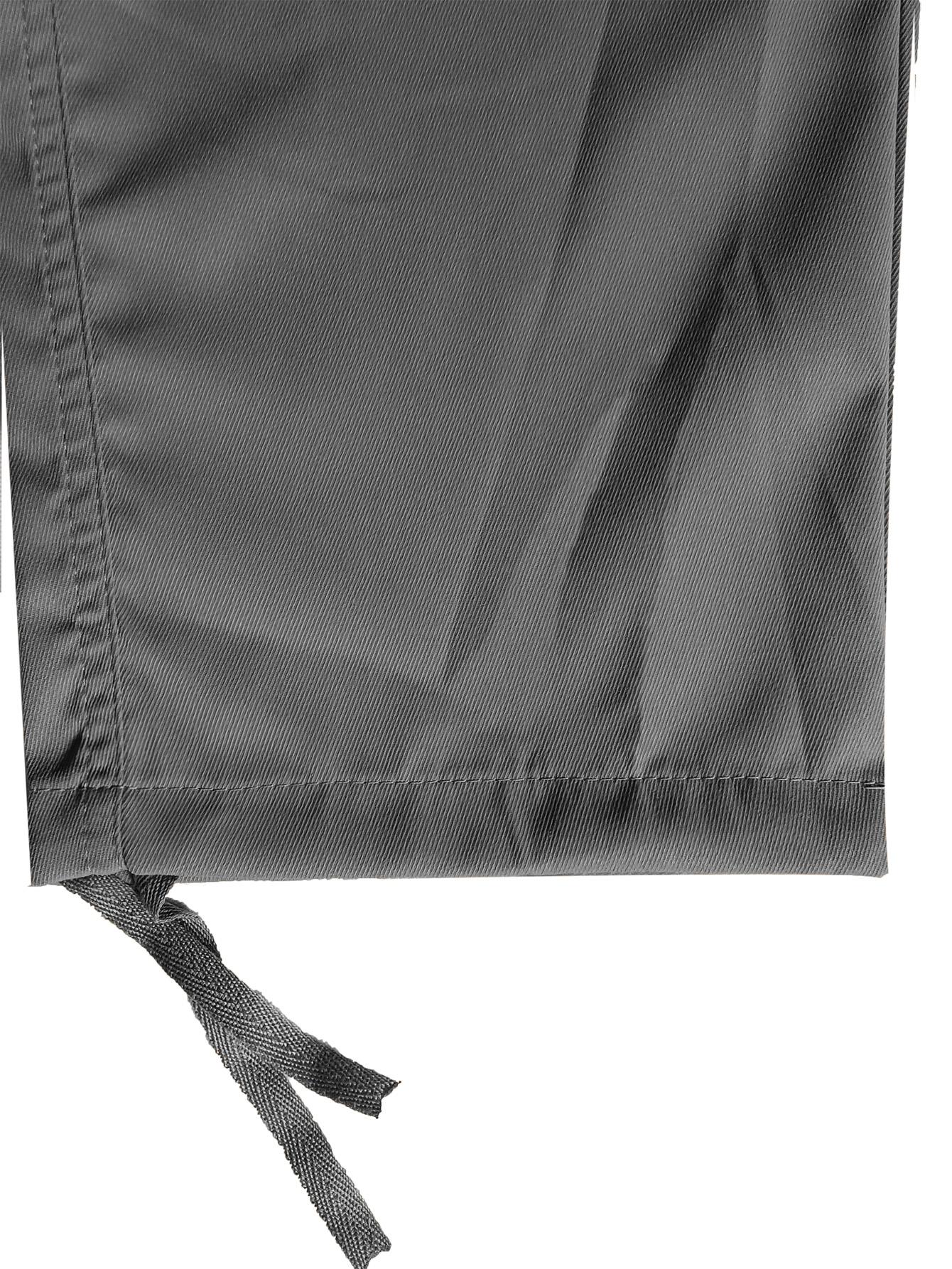 4-piece set of men's durable work pants with multiple pockets for outdoor sports, featuring drawstring design, suitable for spring and autumn, machine washable, holiday gift.