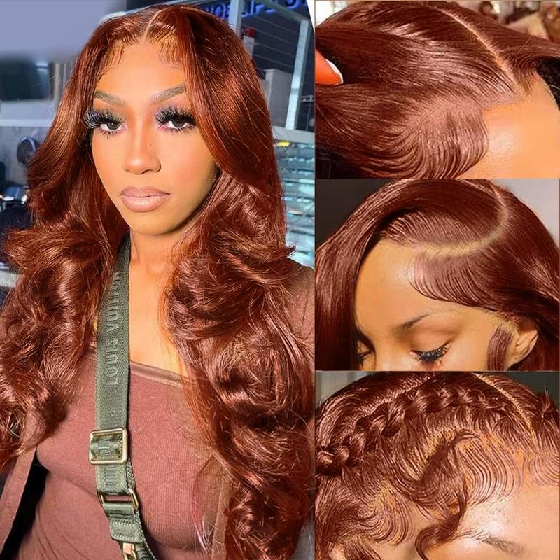 Bling Hair VIP Reddish Brown 16-32 Inch Body Wave Glueless Wig Human Hair Pre Plucked Pre Cut Glueless Lace Front Wig Ready to Wear 7x5 9x6 Body Wave 180% Density Closure Wig Human Hair #33 Colored Wig #TikTokShopBlackFriday
