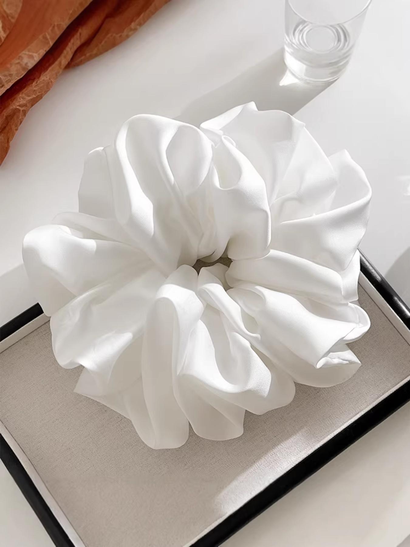 New Arrival Silk-Like Large Hair Elastic, High-End Satin Headband, Party Accessory, Gift Idea, Versatile Hair Tie, 1 Piece