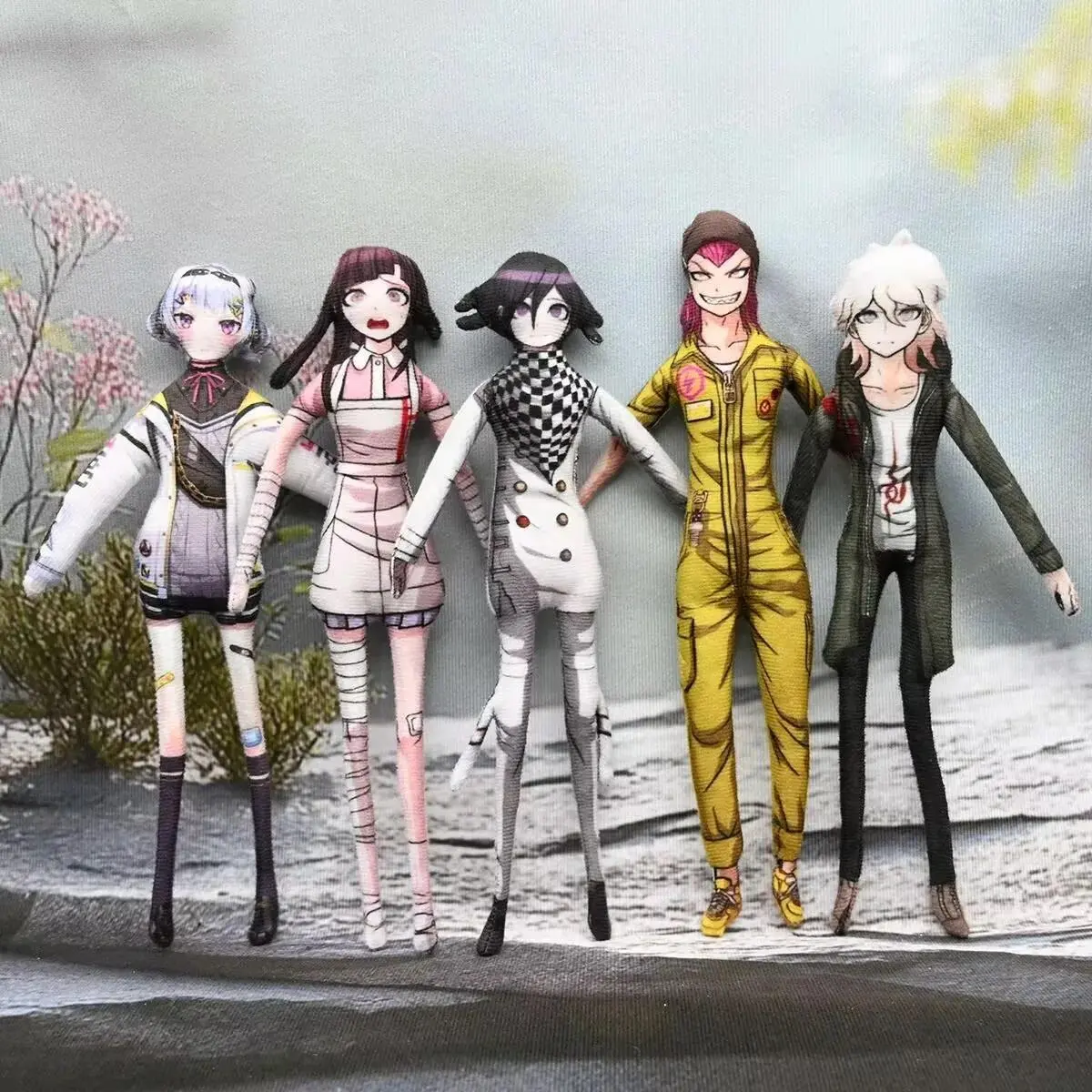 2026 Hot Danganronpa Abstract Joint Flexible Plush Dolls - Kokichi Oma, Nagito Komaeda, Mikan Tsumiki Stuffed Figures, About 28cm Height House Decoration Halloween Gifts (Toys & Hobbies Classic & Novelty Toys)