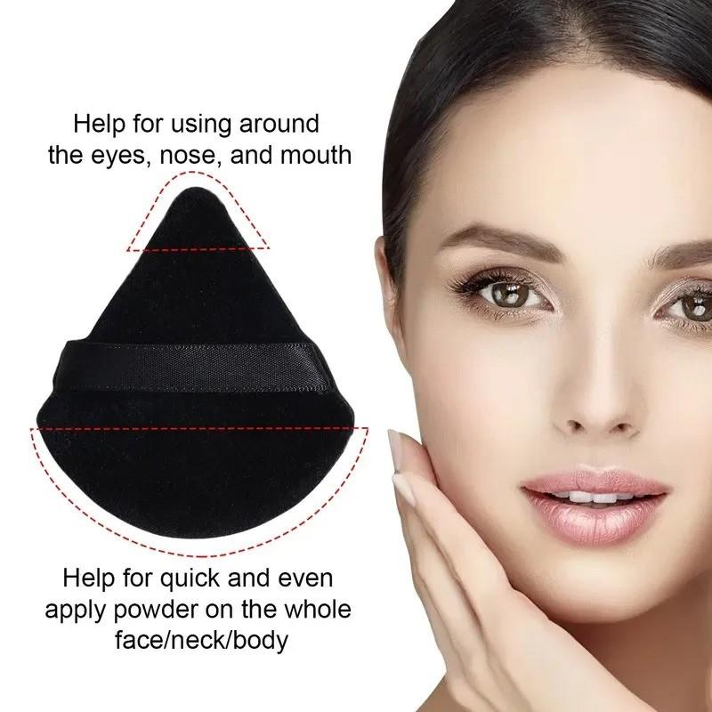 10-Pack Triangle Makeup Sponge, Soft Reusable Foundation Powder Brush, Dual-Use Wet & Dry Beauty Tool, Cosmetic Applicator