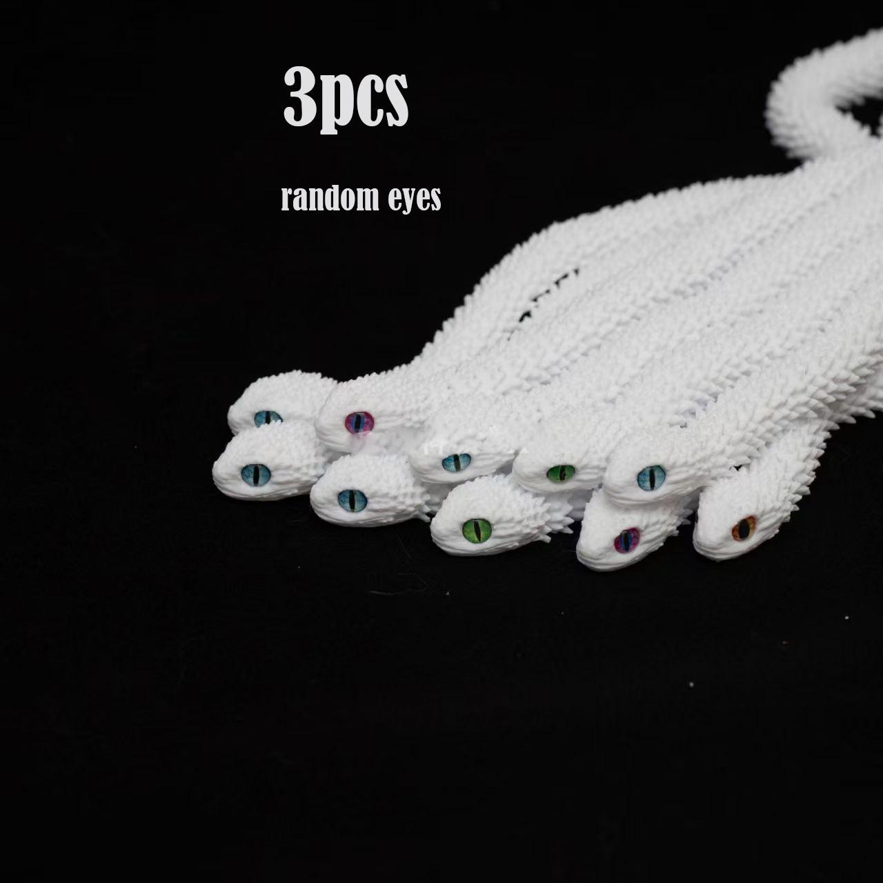 Snake and Snake Antique 3D Printed Jointed Toy, Bright Colors Pla Material, Perfect for Holiday Decor and Gifts