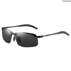 Men's Smart Photochromic Polarized Sunglasses - High-Quality, Lightweight, Durable, UV400 Protection, Metal Frame - Black, Classic, Sporty Styles for Driving & Sports, Black Polarized Sunglasses, Classic Polarized Sunglasses,summerwins