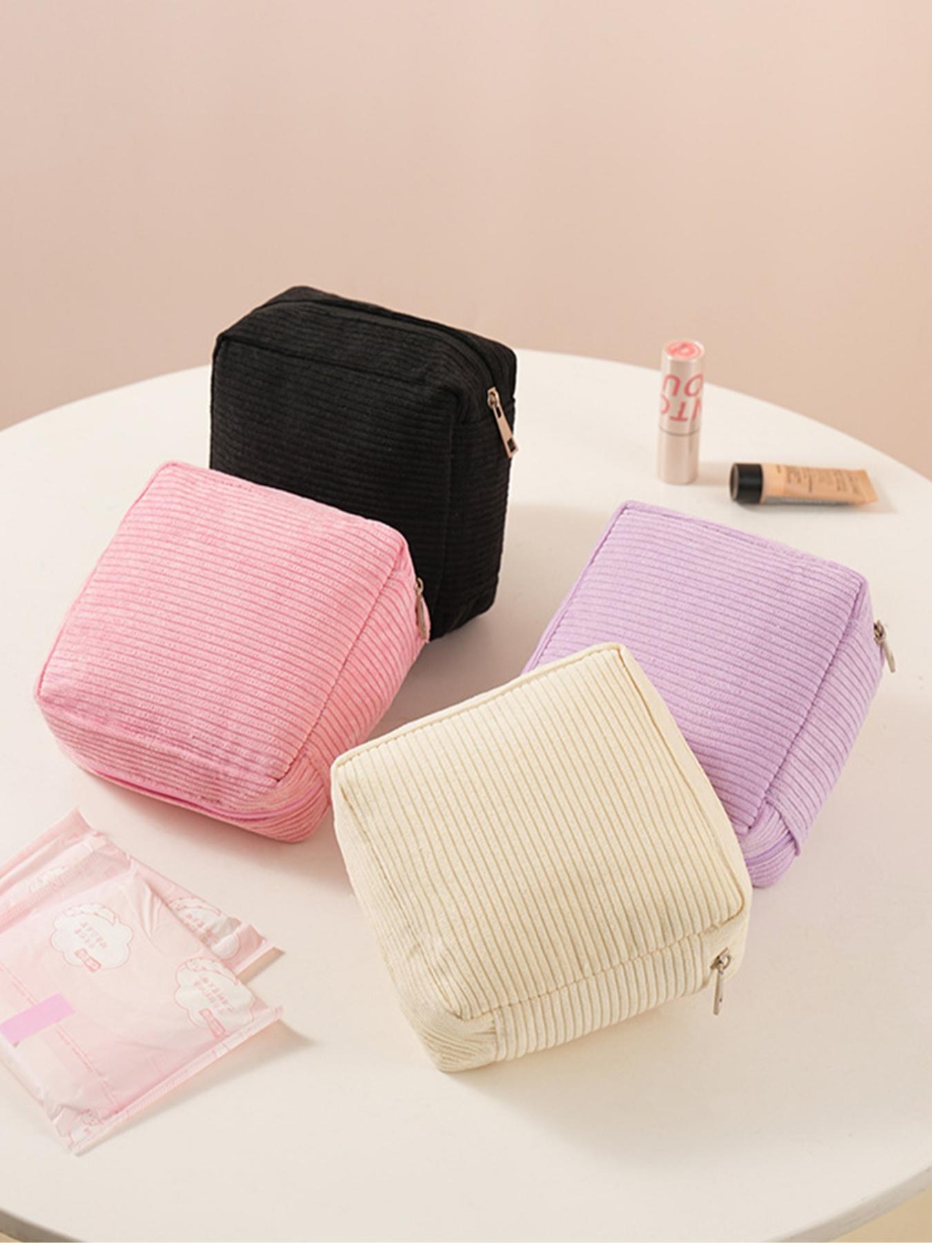 Mini Makeup Bag, Small Travel Organizer, Zippered Portable Case, Durable and Lightweight, Ideal for Women, School, Work, Travel