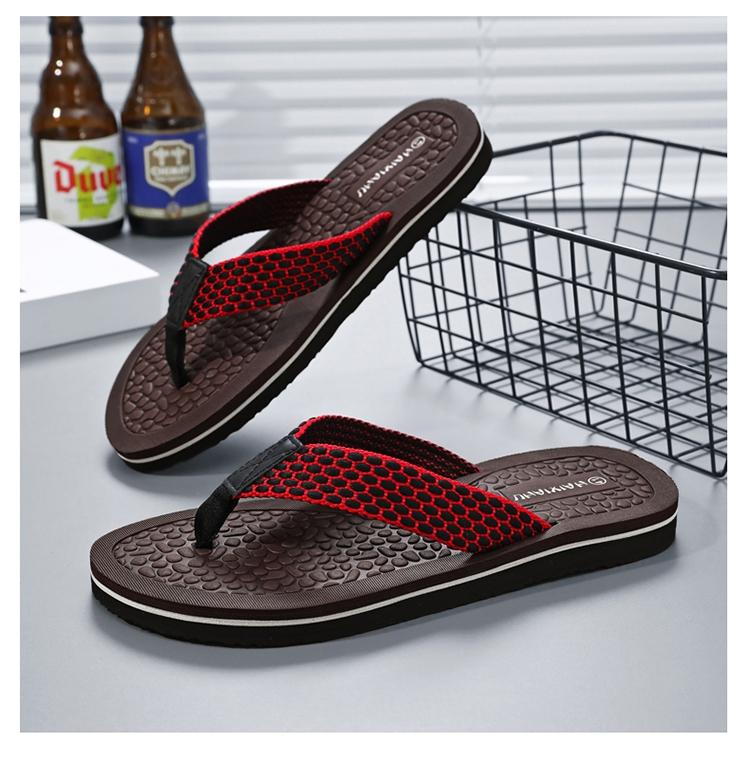 Summer Men's Sandals, Soft Sole Anti-Slip Beach Shoes, Essential for Vacation, Casual Style, All Seasons, Eva Material, Plain Pattern