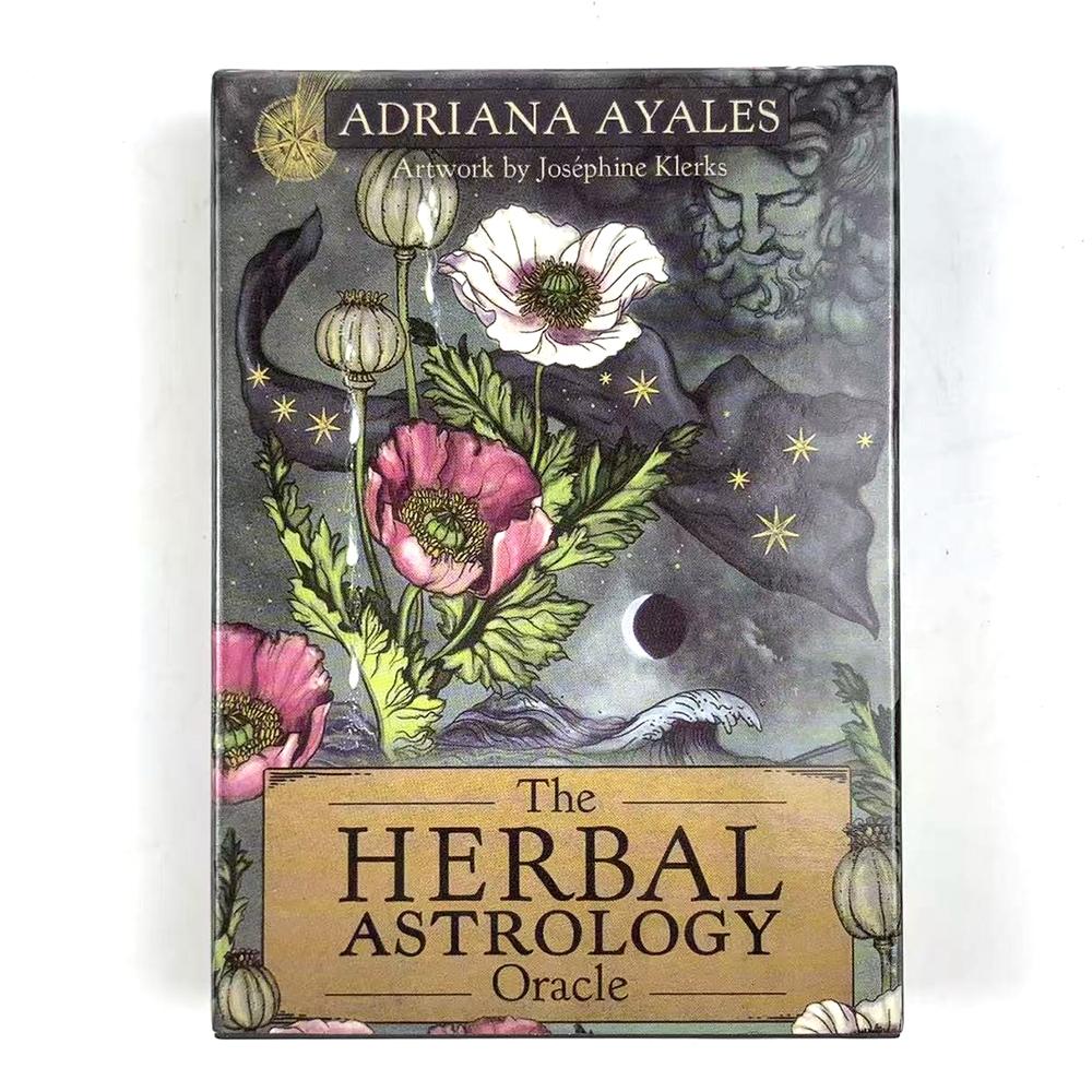 Herbal Astrology Tarot Cards, Magical Ritual Oracle Deck, Easter Halloween Party, Christmas Gift, Birthday Surprise, Friends Gathering Game