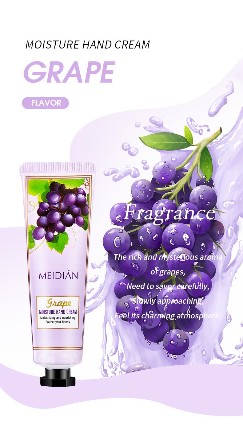 Fruit-scented hand cream -5 kinds of fruit flavors, moisturizing hand cream, deep moisturizing, convenient to carry