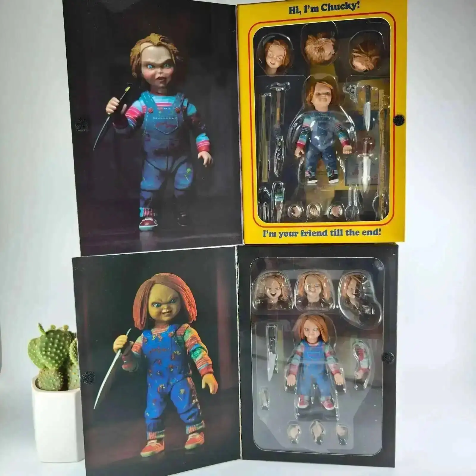 Good Guys Chucky Action Figure He Wants You Be A Best Friend Child's Play Chucky Figure Toys Doll Christmas Gift 12cm