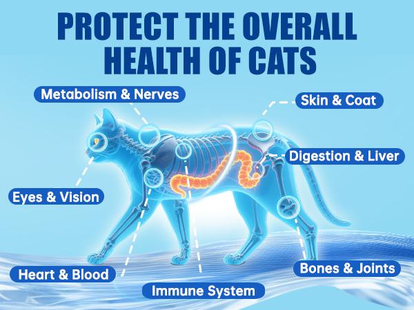 Just Try All-in-One Cat Vitamin Bites for Overall Health Support - Cat Multivitamin with Taurine, L Lysine, Fish Oil for Immune, Heart, Vision & Skin Health - Delicious Soft Chews for Indoor Cats & Kittens