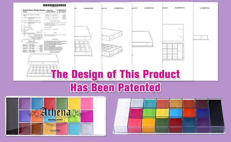 UCANBE Athena Face and Body Oil Paint Palette, Professional and Safe Non-Toxic Tattoo Halloween Special Effects Party Makeup Kit for Kids and Adults Products UCANBE Athena Face and Body Oil Paint Palette, Professional and Safe Non-Toxic Tattoo Halloween Special Effects Party Makeup Kit for Kids and Adults Products