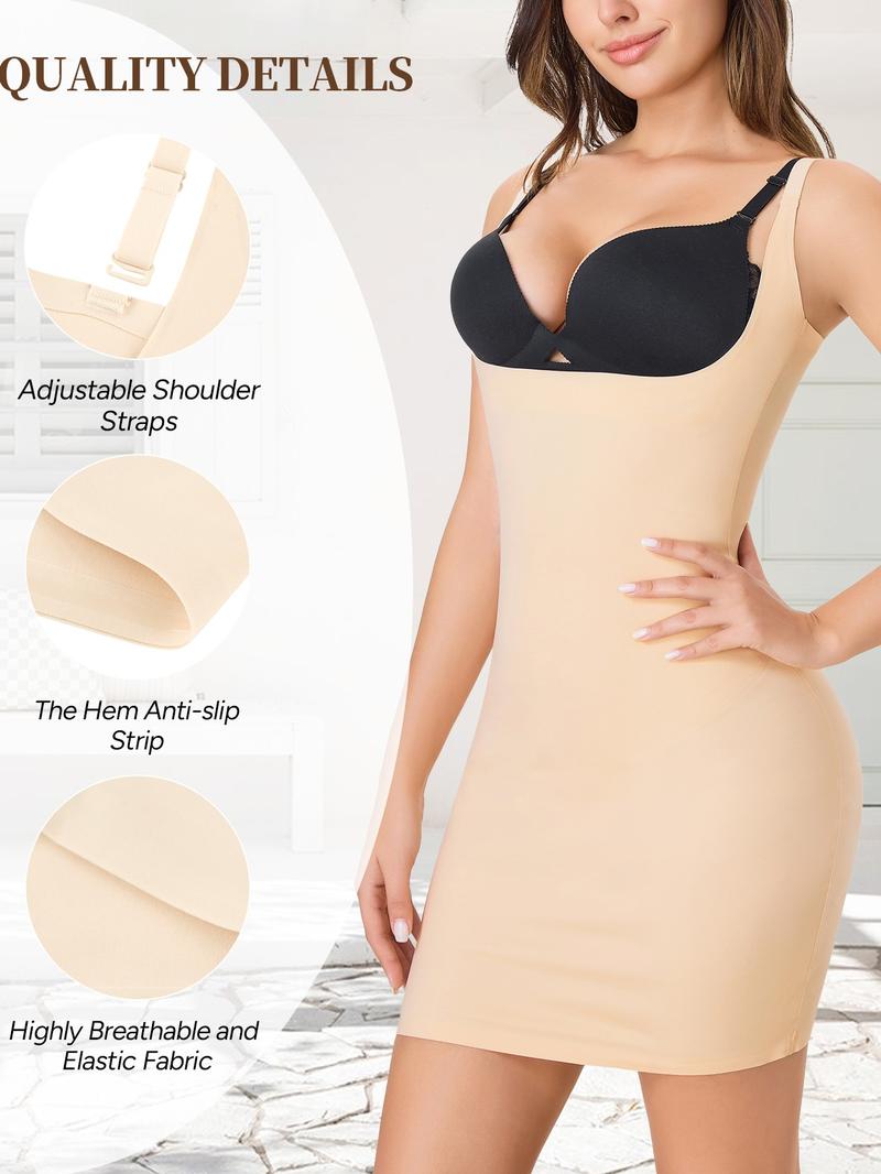 Body-Shaping Dress for Women, Double-Layer Control to Hide Flaws, Elegant Strapless Evening Gown for All Occasions
