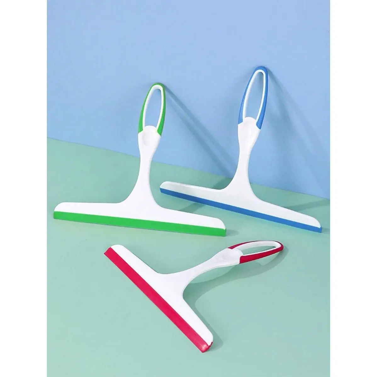 1pc Random Color Window Cleaning Brush, Glass Wiper Cleaning Tool, Outside Window Cleaner,Kitchen,Bathroom,Home,Household Supplies