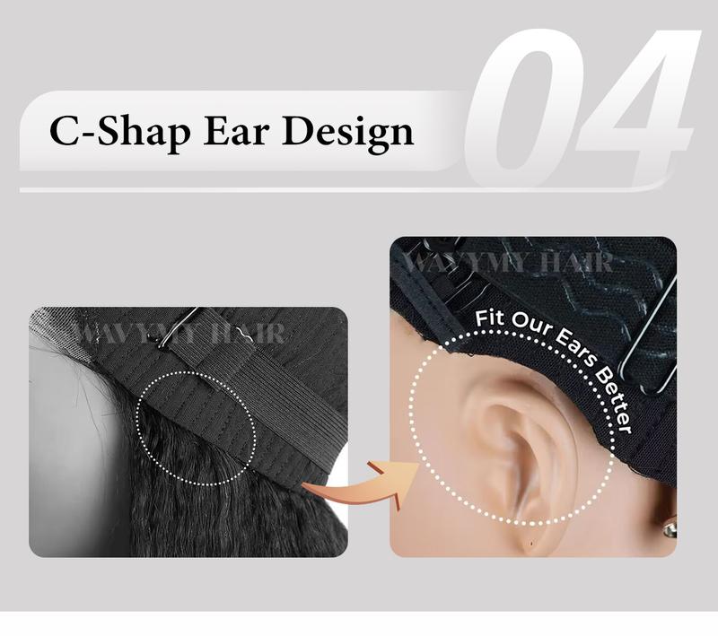 Wavymy Pre Cut Wear Go Glueless Lace Wig Pre Bleached Body Wave 6x4 Lace Closure Wig Human Hair Pre Plucked Wig 180% Density Wavymy Pre Cut Wear Go Glueless Lace Wig Pre Bleached Body Wave 6x4 Lace Closure Wig Human Hair Pre Plucked Wig 180% Density